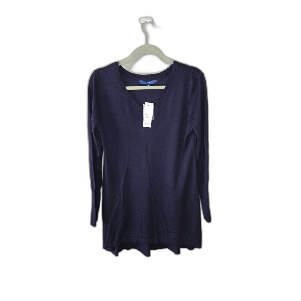 Apt. 9 Women's NWT Blue Long Sleeve Lightweight Long Sweater Size Medium